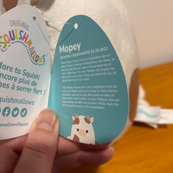 8” Mopey sea cow squishmallow - Picture 3 of 4